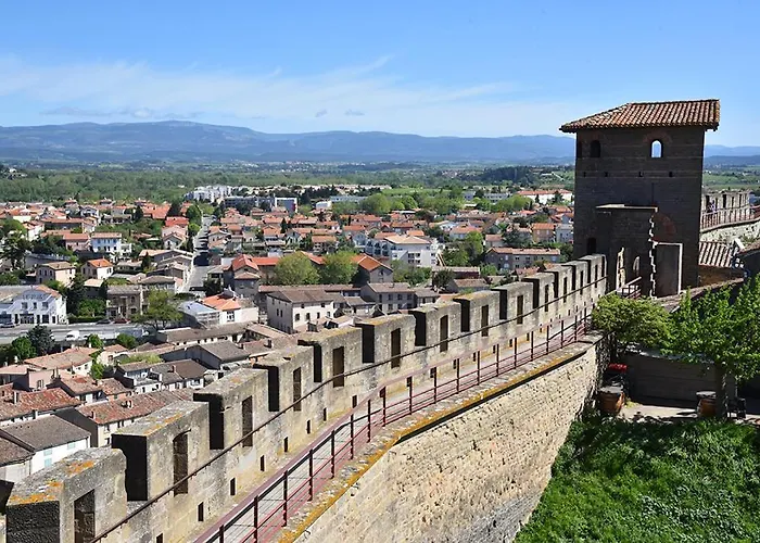 Confort ! Calme, Climatisation, Parking Gratuit, Grande Terrasse, Ascenseur, Wifi Carcassonne
